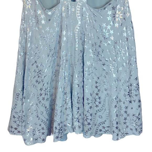 Urban Outfitters Kimchi Blue‎ Corellia Winter Princess Stars Beaded Neck Dress S - Picture 10 of 13